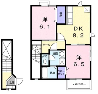 FOREVER【2階】の間取り