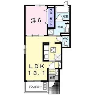 アリエッタⅢ【1階】の間取り
