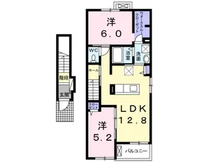 グランつくばⅠ【2階】の間取り