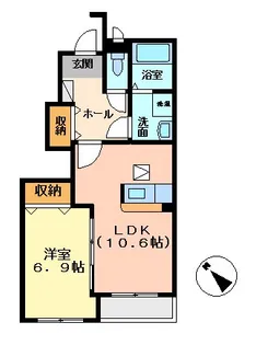 コモド ピノⅢ【1階】の間取り