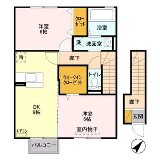 サンモール【203号室】の間取り