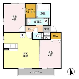 グランド メゾン B【1階】の間取り