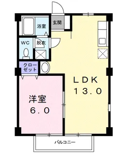 グリーンリッチヒルズD【2階】の間取り