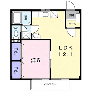 カサグラシア【2階】の間取り