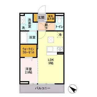 ユーチャリスⅡ【1階】の間取り