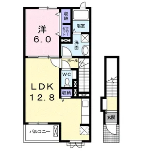 プロスペリータ【2階】の間取り