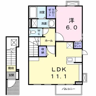 セレッソ【2階】の間取り