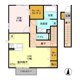 PALⅡ【2階】の間取り