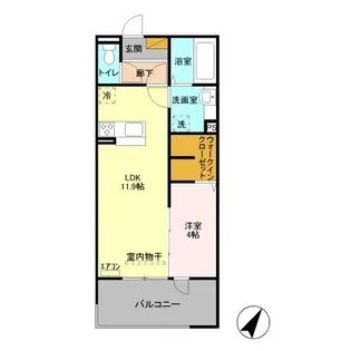 アユメノ【3階】の間取り