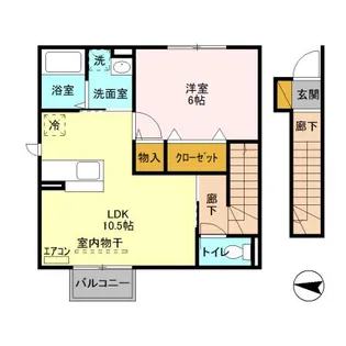 ヴァンヴェール【2階】の間取り