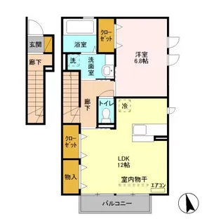 グラン・ボヌール Ⅱ【2階】の間取り