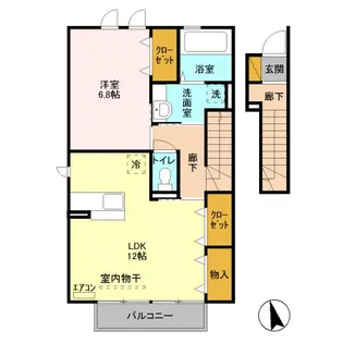 グラン・ボヌール Ⅱ【2階】の間取り