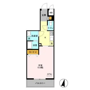 エキスポコンフォート Ⅱ【5階】の間取り