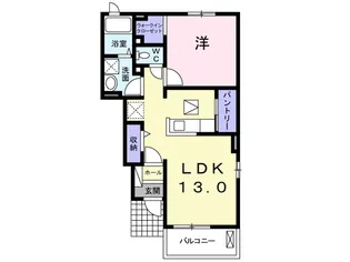 スピカササギⅠ【1階】の間取り