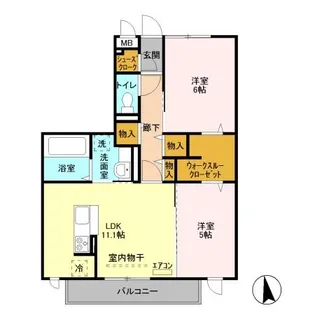 トルビヨン【3階】の間取り