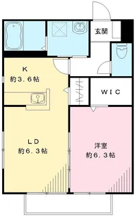 ガーデンハウス C【102号室号室】の間取り