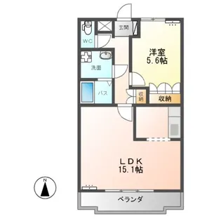 GREEN HILLS(グリーン ヒルズ)【1階】の間取り