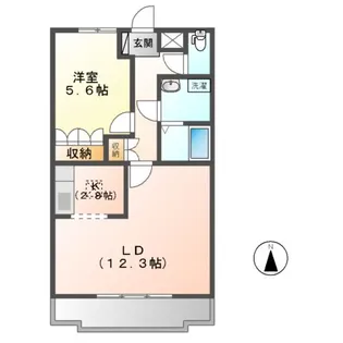 GREEN HILLS(グリーン ヒルズ)【1階】の間取り