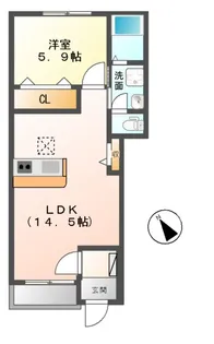 ボヌール.I Ⅲ【1階】の間取り