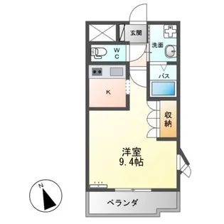 エスポアールK【2階】の間取り