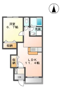 SERENO SOPHIA(セレーノ・ソフィア)【1階】の間取り