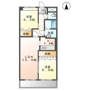 XーSTAGE(エクステージ)【3階】の間取り
