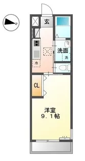 BOA SORTE(ぼあ そるて)【2階】の間取り