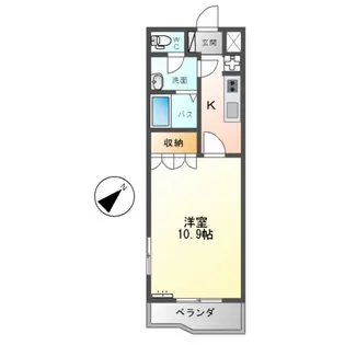 アンジェリーク【1階】の間取り