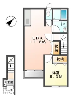 REFORTE(レフォルテ)【2階】の間取り
