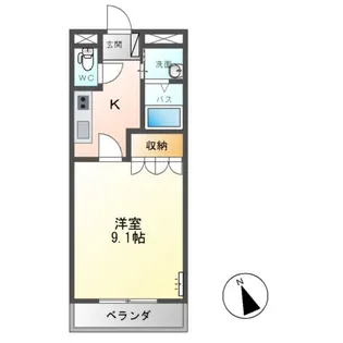 ヴィンテージ【1階】の間取り