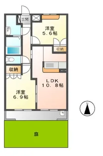 スカイバレー【1階】の間取り