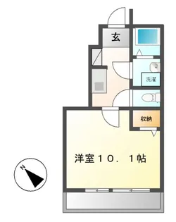 コモド ピノ Ⅳ【1階】の間取り
