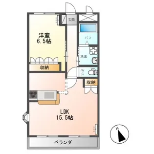 イースト ステージ【3階】の間取り