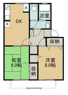 サンライトハイツ【2階】の間取り