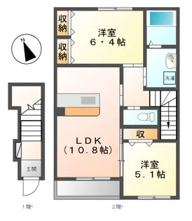 ロイヤルシャトー【2階】の間取り