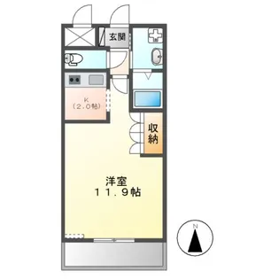 パレ・エトワール【1階】の間取り