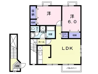 コンステレーションA【2階】の間取り