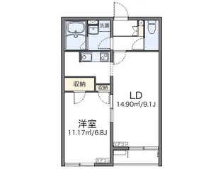 レオネクストトレランスⅡ【2階】の間取り