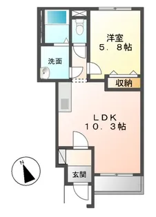 ポラリス【1階】の間取り