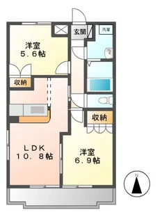 フォレストヴィラ【1階】の間取り