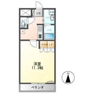 プリムローズ【2階】の間取り