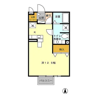 TXハイム【103号室】の間取り