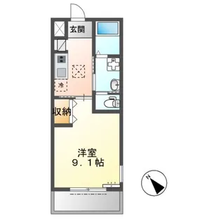 エンプレスⅡ【1階】の間取り