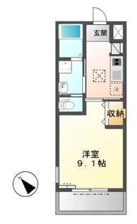 エンプレスⅡ【1階】の間取り