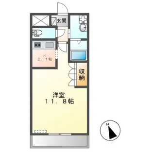 JE LE PRENDS (ジュルプラン)【2階】の間取り