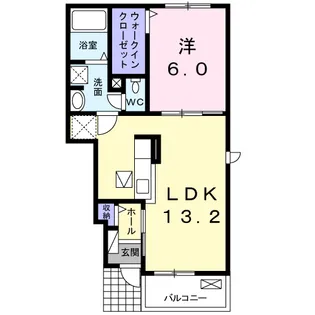 モアニ ケアラ エカヒ【1階】の間取り
