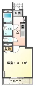 ライラック【1階】の間取り