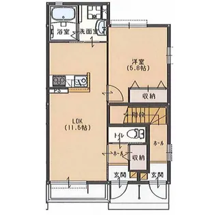 イーストビラ A【102号室号室】の間取り