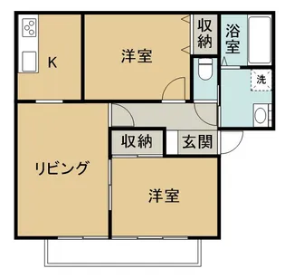 ベルフォレストA【101号室号室】の間取り