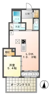 マルベリーアイズ【1階】の間取り